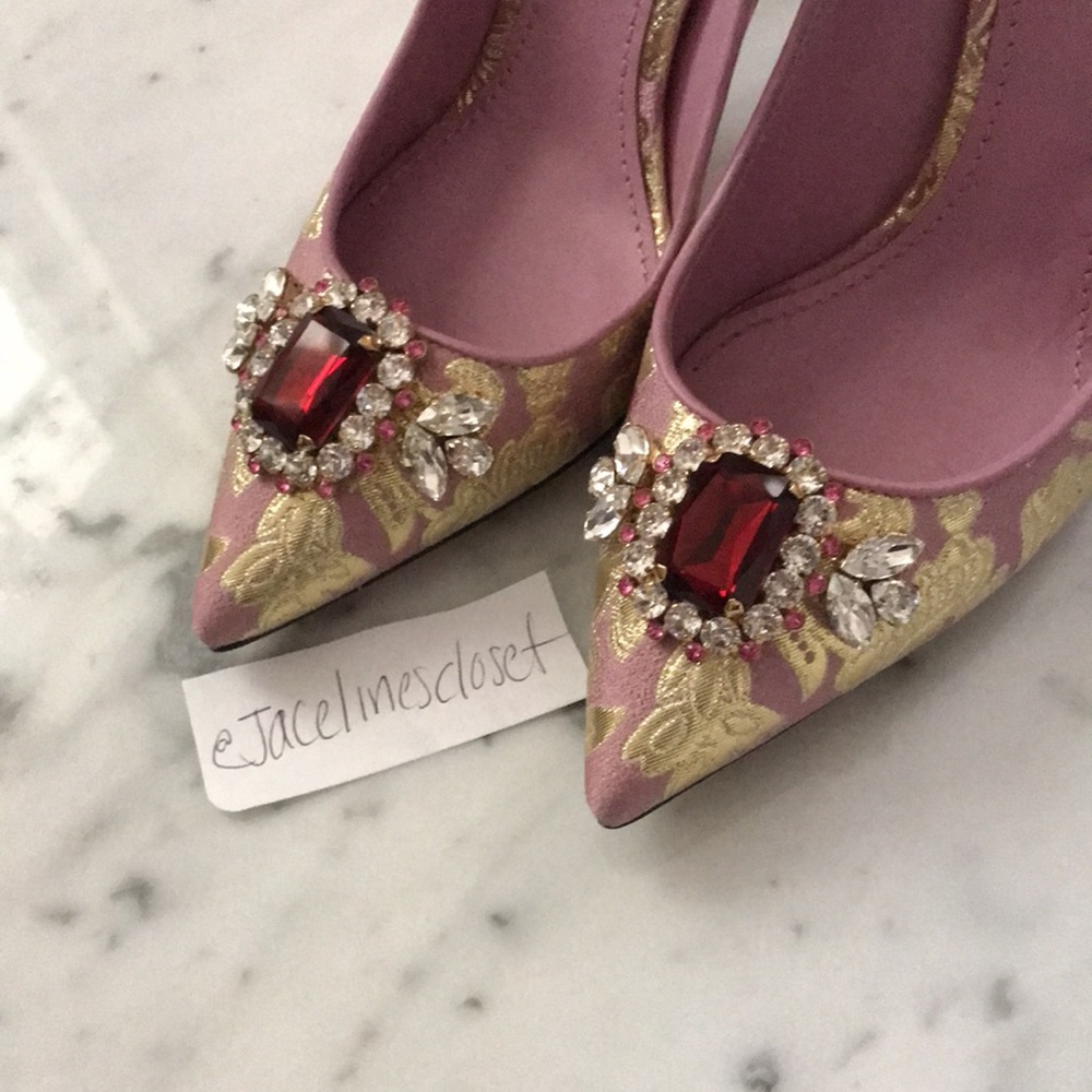 Dolce & Gabbana Purple Heels 37.5 - Picture 2 of 7